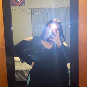 xhilaration black high neck sweater